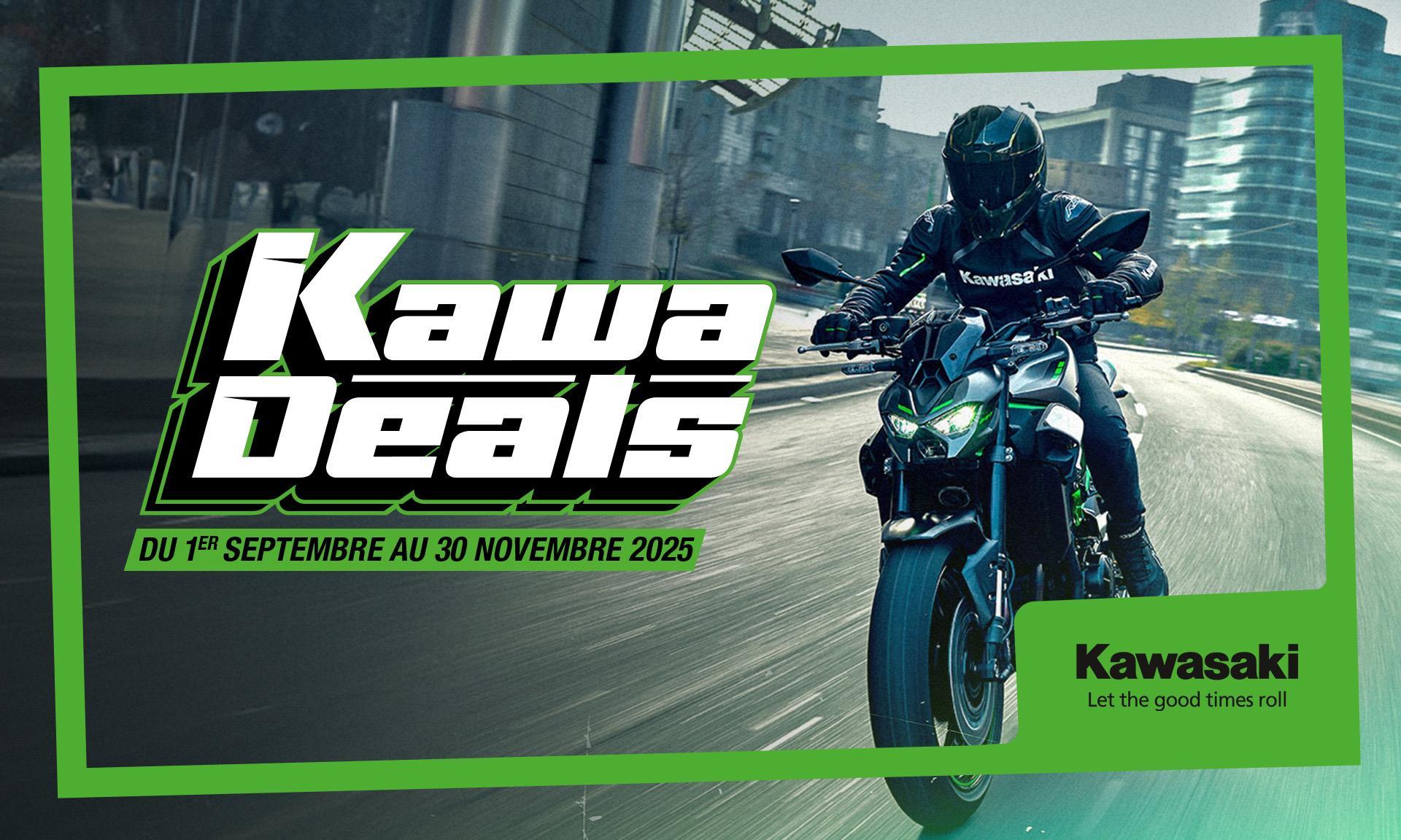 Événement Kawasaki : Offres Kawa Deals